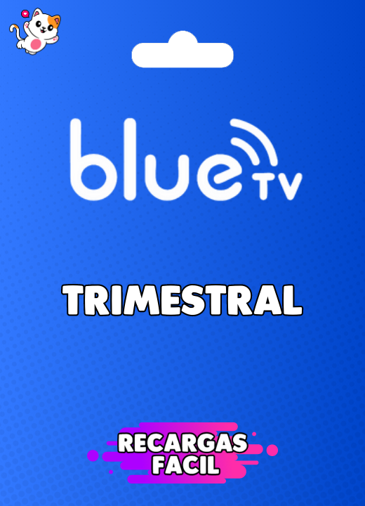 recarga blue tv trimestral