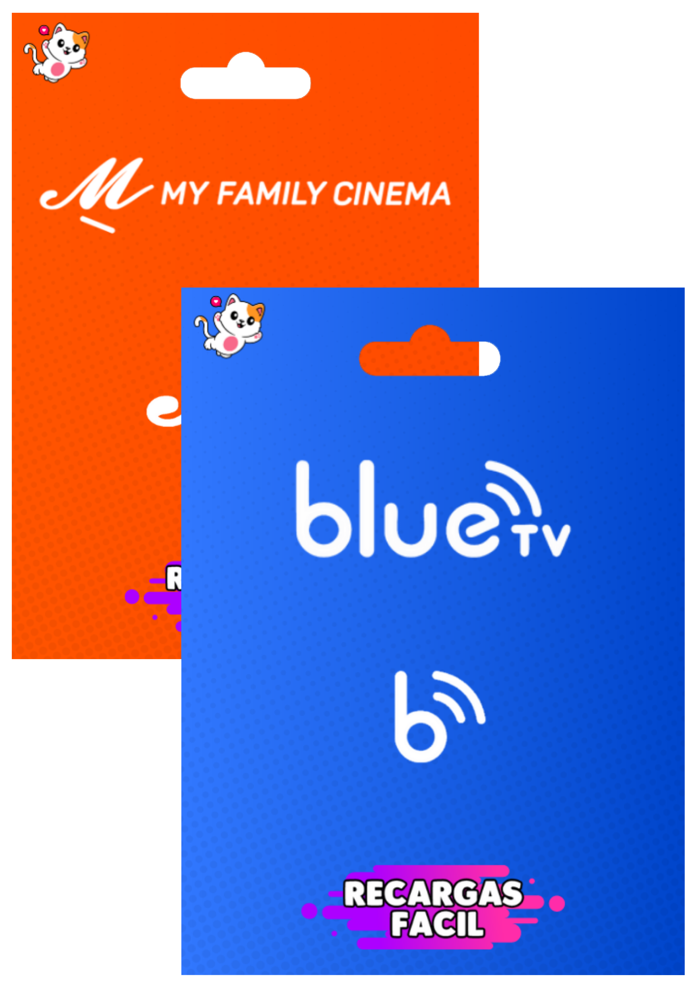 recarga blue tv e my family