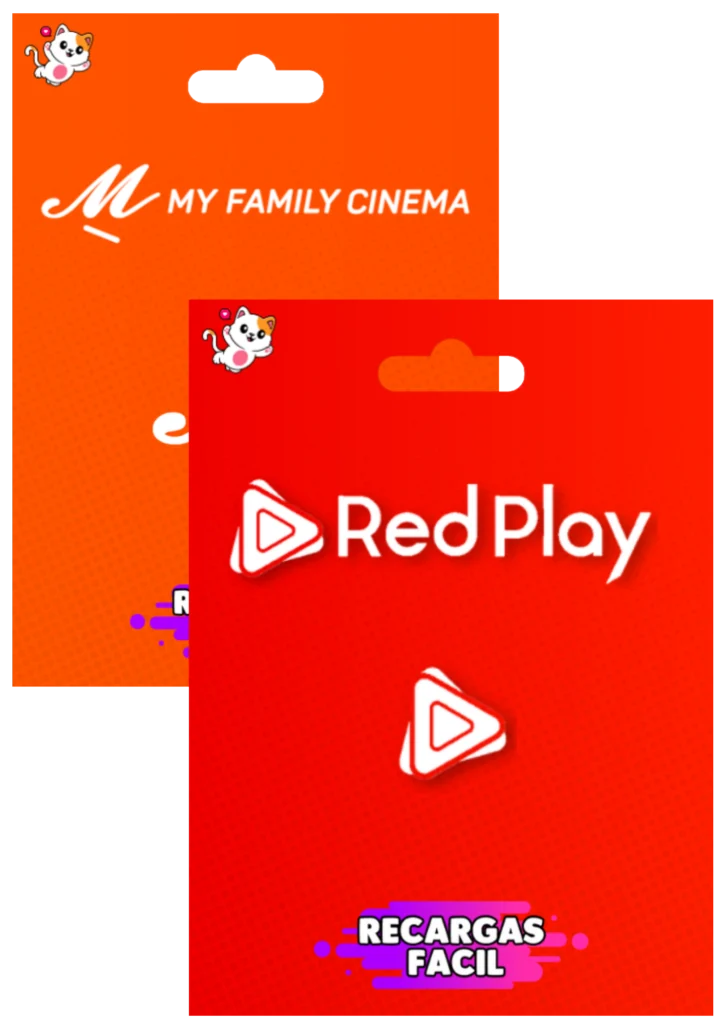 recarga redplat tv e my family cinema